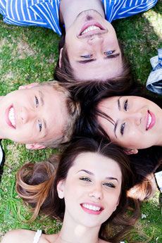 photo of girl with braces